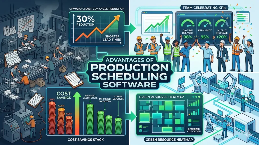 Advantages of Having Production Scheduling Software