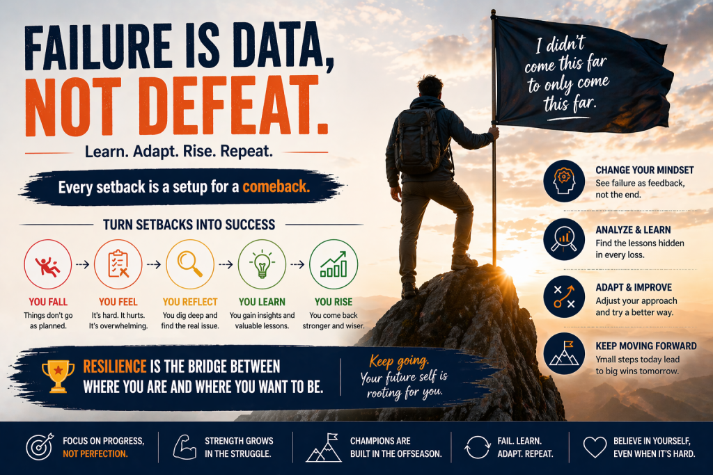 Failure is data, not defeat